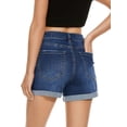 thumbnail image 5 of VIPONES Jean Shorts Womens High Waisted Stretch Summer Shorts for Women Trendy 2026 Outfits Casual Frayed Denim Shorts(183,12), 5 of 6