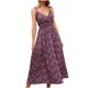 thumbnail image 2 of Puntoco Vestidos Mujer Verano Moda Mujer Verano Impreso Sin Mangas Camis V-Cuello Sin Espalda Vestido Casual, 2 of 5