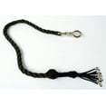 thumbnail image 4 of 550 Paracord Motorcycle Whip Get Back whip 1" Ball & Skulls 36" - GREEN / BLACK, 4 of 6