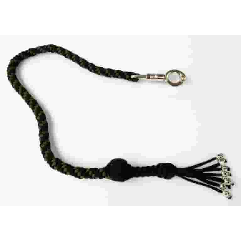 550 Paracord Motorcycle Whip Get Back Whip 1" Ball & Skulls 36" - Gray / Black E - Foto 7