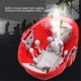 thumbnail image 3 of Casco, Resistencia Al Impacto Uso Cómodo Ventilación Botones De Función Del Casco Con Faro Para Fábricas Talleres Manipulación, 3 of 7