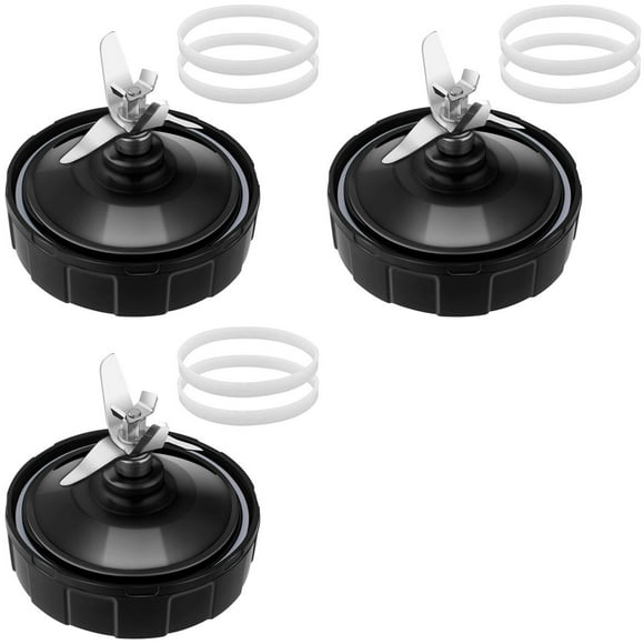 3X Repuestos de Cuchilla de Licuadora de 6 Aletas para 1000W Auto-IQ BL480D BL480 BL480-70 BL480W-70 BL481-70 BL482-70