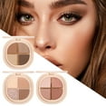 Sujito Clearance Eyeshadow 4 Color Eyeshadow Pearlescent Delicate