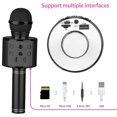 thumbnail image 4 of Wireless Microphone, Wireless Bluetooth Mic System, Dynamic Handheld Cordless Mic with VHF Receiver for Karaoke Singing Church Speech Weddings Stage Conference, 4 of 8