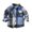 C209/Blue, variant on XIYON Boys Button Down Shirt Toddler Plaid Long Sleeve Shirt Coat Jacket Kids Lapel Tops Outwear Fall Winter Fashion 3-6 Months