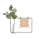 thumbnail image 1 of Ilustración de la hoja paralela repetir flor Marco De Metal Florero De Cerámica Decoración, 1 of 4