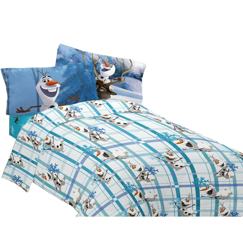 Disney Frozen Olaf 'Build A Snowman' Bedding Sheet Set