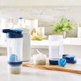 thumbnail image 5 of Basics Protein Shaker Bottle with Mixer Ball, Dishwasher Safe, 20 oz, Gray, 2-Pack : Health & Household, 5 of 10