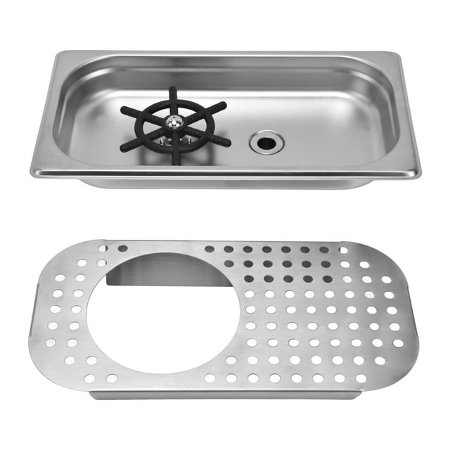 Automatic Cup Washer, Pitcher Rinser 5 Layer Electroplating Process Black Embedded Design For Cafe For Home FC-12-1 Silver S