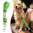 thumbnail image 1 of Pet Safety Harness & Rope in Green, 66x2 Adjustable Car Seat Belt for Dogs, Travel Safety & Traction, 1 Safety Rope for Xinyat, 1 of 9