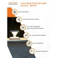 thumbnail image 5 of Luxor Solar Post Cap Light – White 2 PK, 5 of 10