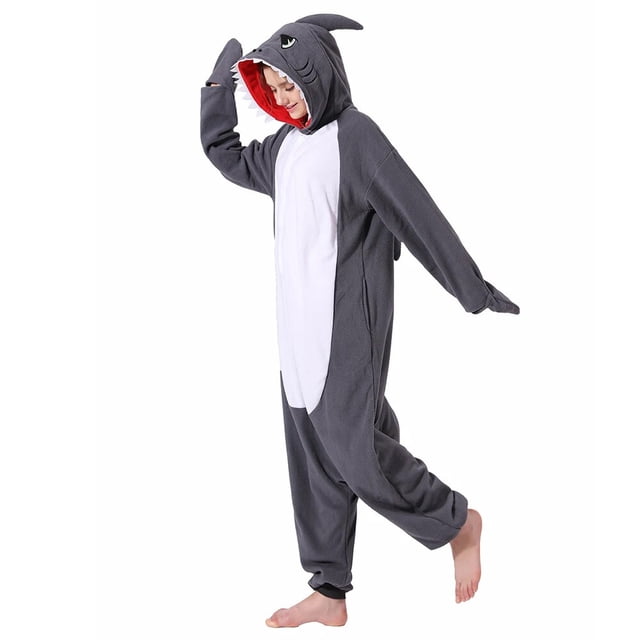Shark Animal Unisex Adult Onesie Pajamas Cartoon Slipper Men Sleepwear Christmas Pijama Halloween Gift Kigurumi Unicorn
