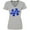 AC-Heather Grey, variant on Inktastic Autism Awareness Be Kind Dark Blue Puzzle Piece Women's V-Neck T-Shirt
