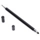 thumbnail image 2 of Lápiz capacitivo 2 en 1 para pantalla táctil con puntas de repuesto, bolsa de limpieza para teléfonos móviles, tabletas, Bloc de notas, color negro, 2 of 5