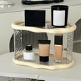 thumbnail image 6 of Hovilon 2-Tier Acrylic Cosmetic Organizer, Clear Perfume Storage Rack for Vanity, Bathroom Counter Shelf, Makeup Desktop Holder, Space Saving Plastic Display Stand, 6 of 6