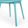 thumbnail image 4 of GDF Studio Irene Outdoor Modern Dining Chair, Set of 4, Teal, 4 of 7