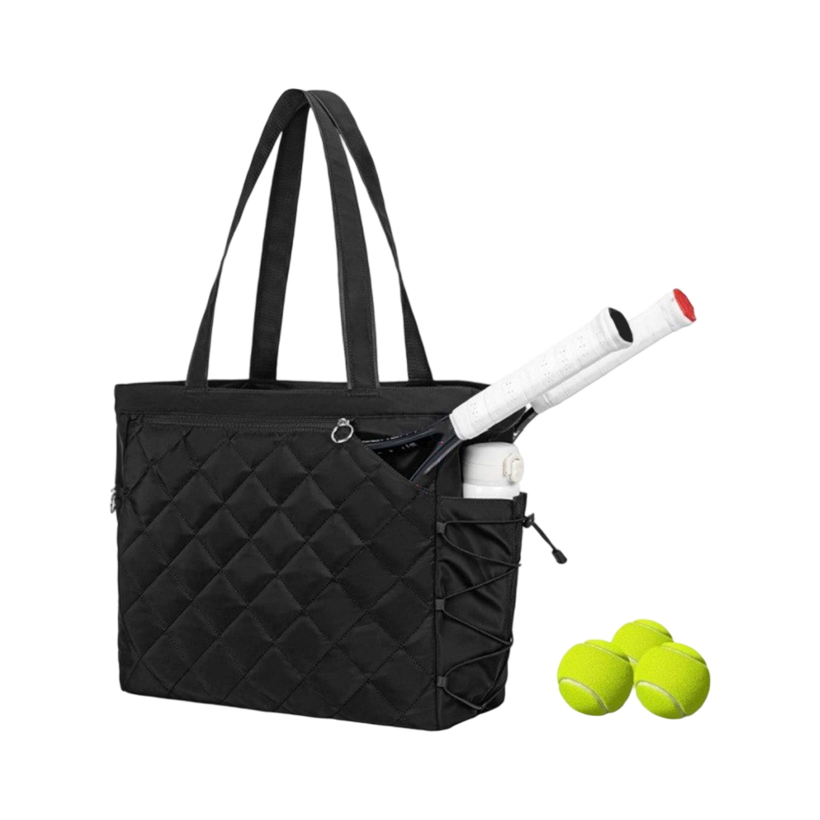 Water-Resistant Sports Tote Bag for Tennis Rackets, Gym Gear & Shoes | Padel Backpack (2-Racket)