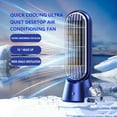 thumbnail image 5 of RoamHome Portable Corded Desk Fan Desktop Mini Fan Plug-in, Tabletop Personal Cooling Fans for Bedroom Office, High Appearance Gift for Students Workers (Blue), 5 of 5
