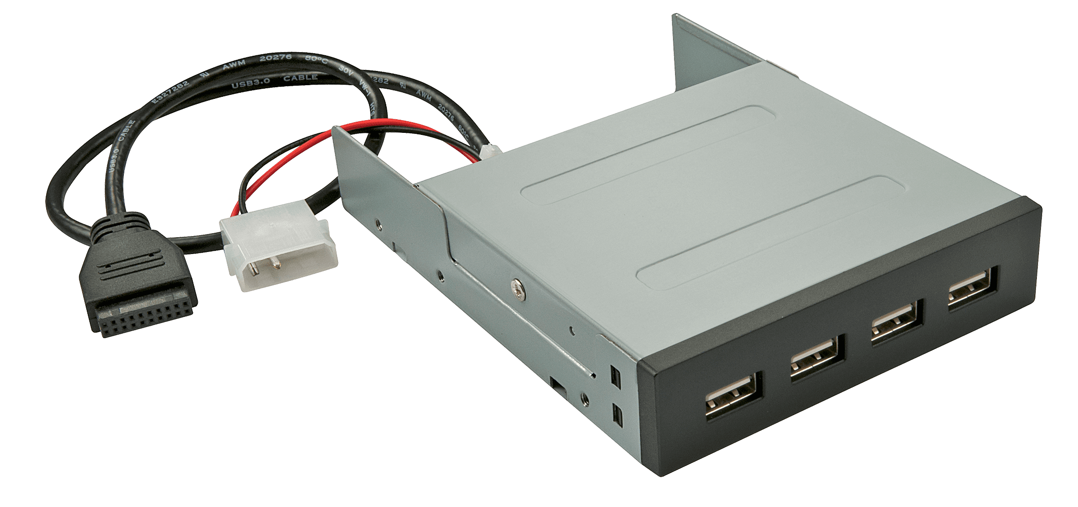 3.5″ USB 3.0 Hub with 19pin motherboard connector