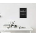 thumbnail image 3 of Hustle Verb Inspirational Canvas Wall Art Inspirational Entrepreneur Quotes Canvas Painting Modern Inspiring Poster Framed Art Decoration Home Office Decoration Ready to Hang12x18, 3 of 6