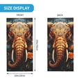thumbnail image 2 of Bandana Face Mask Headwear Neck Gaiter Dust Wind Scarf Balaclava - Elephant Indian Psychedelic, 2 of 2