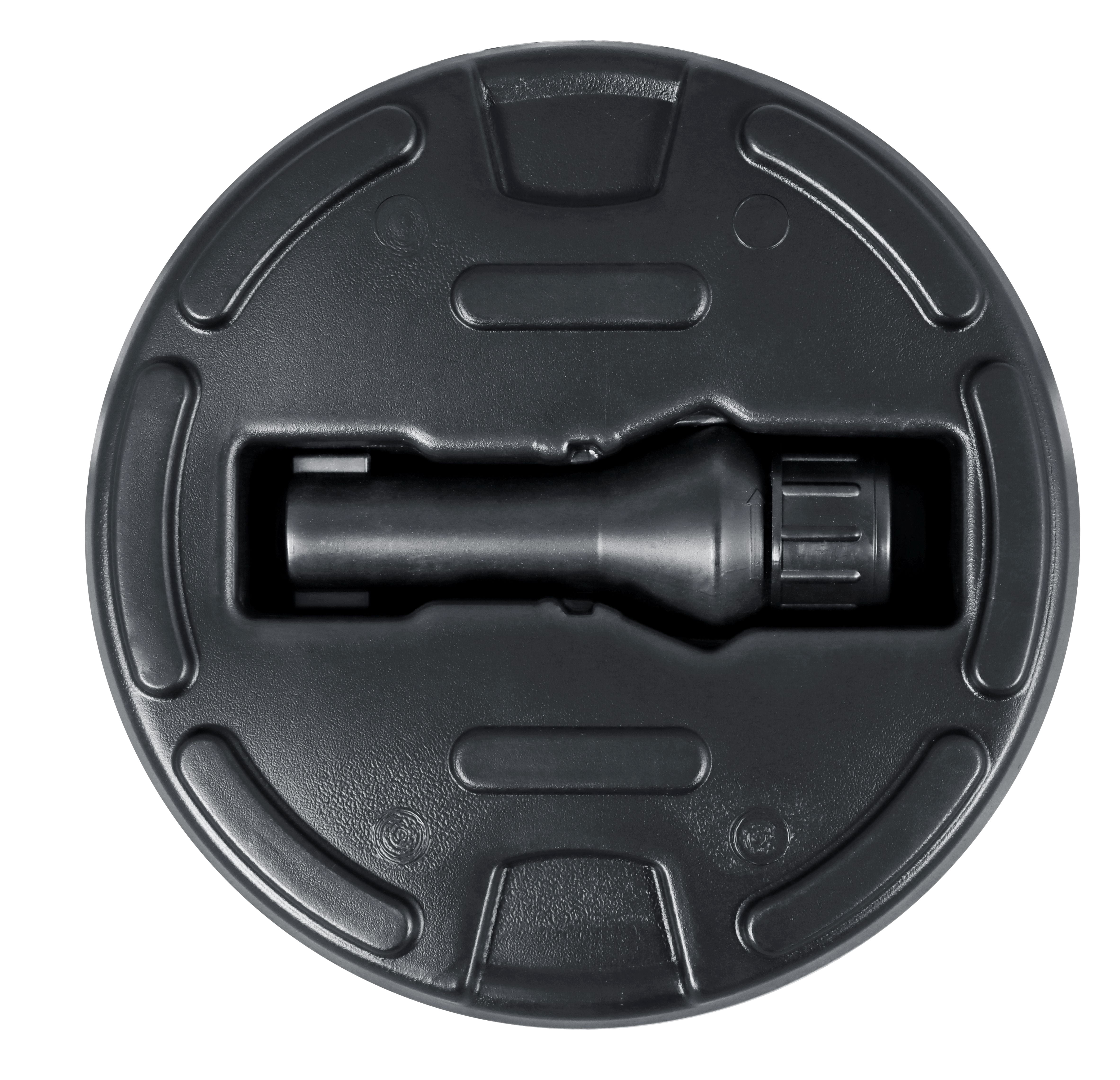 Mainstays 26lb Outdoor Fillable Round Resin Opp Umbrella Base, Black