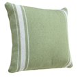 thumbnail image 3 of Laddha Home Designs Handwoven Geometric Striped Cotton Throw Pillow Cover - 20" - Green and White, 3 of 9