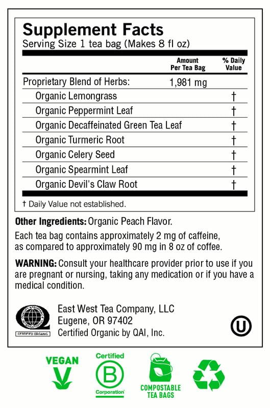 Yogi Tea Joint Comfort Tea Tea Bags 16 Ct 1 12 Oz Walmart Com