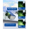 thumbnail image 2 of Focos solares AUDERWIN 63 LED, 3 modos de iluminación, paquete de 4, 2 of 8