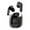 Black, variant on Dvkptbk Crystal Bluetooth Earbuds, Transparent Digital Display Wireless Bluetooth Headset Bilateral Stereo Copper Ring Speaker with Charging Bin