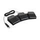 thumbnail image 4 of Pedal de tres pedales USB programable de 3 pedales para videojuegos de PC Negro, 4 of 9