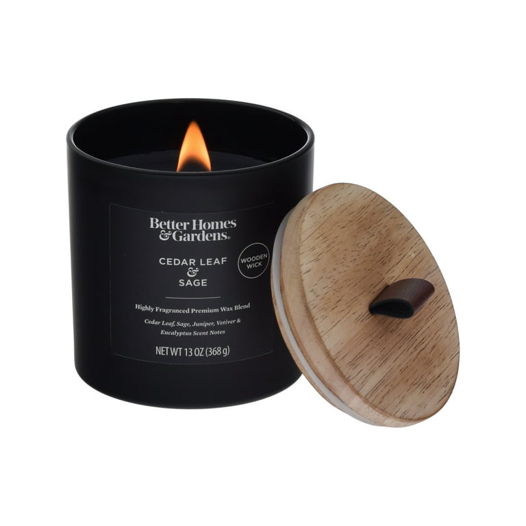 The Wooden Wick Co. Crackling Wood Candle Wicks + Clips (25 Wicks, Large)  for Coconut +