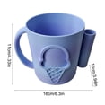 thumbnail image 4 of Portavasos para helado con ranura para cuchara, fundas aislantes para pintas de helado, reutilizables, multiusos, de 16 oz, para latas de crema, refrescos y cerveza., 4 of 7