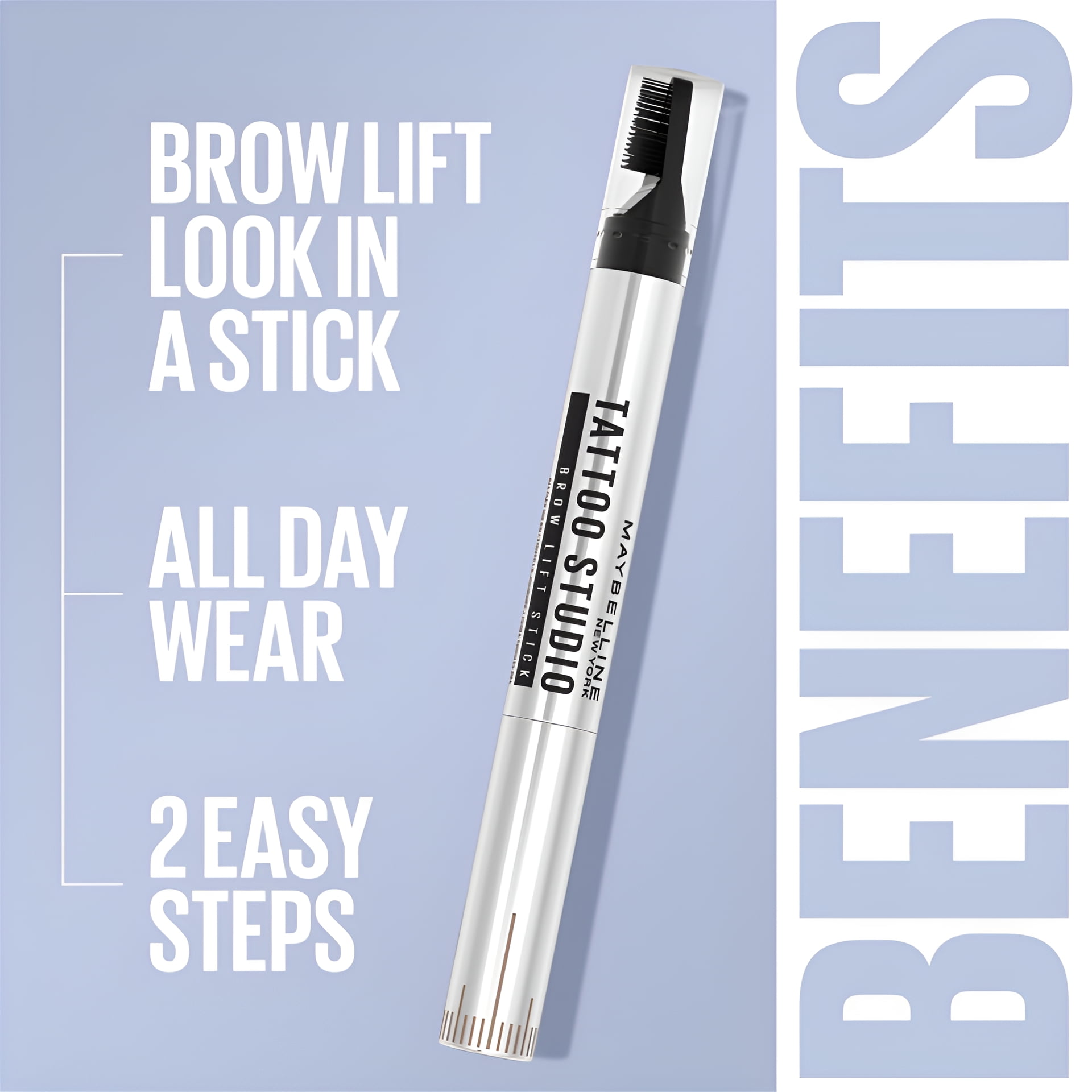Maybelline Tattoo Studio Brow Fade and Smudge Resistant Lift Stick, Blonde