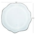 thumbnail image 3 of DecMode 26" x 25" Silver Wavy LED Abstract Wall Mirror with Radial Pattern, 3 of 9