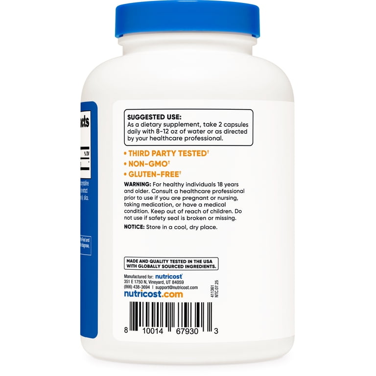 l carnitine warning Nutricost L-Carnitine Tartrate Supplement, 240 Capsules, 500mg, 1000mg per  Serving