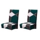 thumbnail image 1 of LUVCLS Juego de 2 fundas para sillas de comedor Lttoisl, funda elástica estampada para silla de comedor, funda protectora de silla de cocina de licra extraíble y lavable, protector de asiento para f, 1 of 7