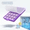 Purple, variant on Silicone Ice Cube Tray with Lid, 24 Grid Easy Release Freezer Ice Mold, Small Cube Maker for Whiskey, Coffee, Juice, Homemade Snack - 1 Pack