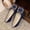 Dark Blue, variant on HAOTAGS Women’s Loafers Spring/Fall Casual Work Shoes with Decorative Buckle, Square Toe & Comfortable Flat Sole Dark Blue Size 6.5
