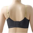 thumbnail image 4 of Women's Plus Size Wireless Bra, Adjustable Breathable Lace Thin Cup Seamless Full Coverage Comfort Support for Everyday Wear, 4 of 7