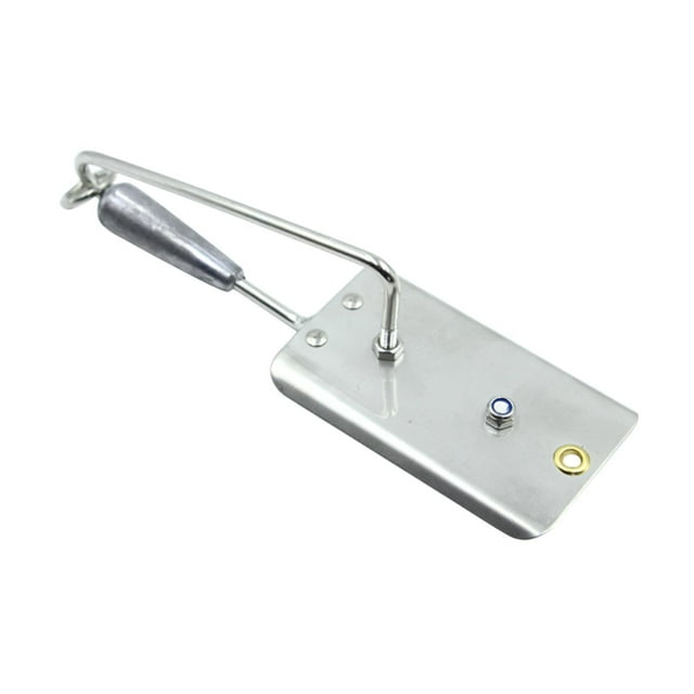 relayinert Raboteuse de Pêche Robuste avec Lame en Acier Inoxydable Raboteuse pour Pêche au Poisson-King Wahoo Argent 12cm