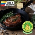 thumbnail image 2 of Victoria 10-Inch Cast Iron Skillet, Seasoned Cast Iron Frying Pan with Long Handle, Made in Colombia, 2 of 6