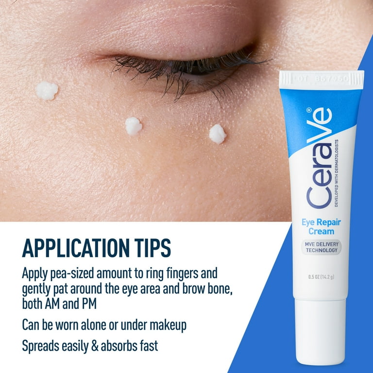 CeraVe Hydrating Eye Repair Cream with Hyaluronic Acid for