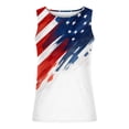 thumbnail image 4 of Xysaqa 4th of July Tank Tops for Men American Independence Day Sleeveless T-Shirts Gym Fitness USA Flag Print Graphic Tees for Men Big & Tall Sizes M-6XL, 4 of 4