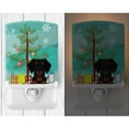 thumbnail image 2 of Merry Christmas Tree Wire Haired Dachshund Black Tan Ceramic Night Light, 2 of 2