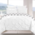 thumbnail image 5 of Esy Gate Print / Pintuck Reverse 3 Piece Duvet Set, 5 of 9