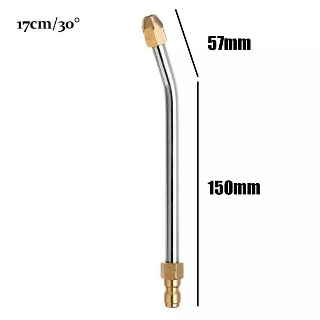 MYG 30° /90° /U-Shape Pressure Car Washer Angled Lance Extension Spray Wand Nozzle