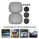 thumbnail image 3 of unbranded 1Par Cortina Para Lateral De Auto Con Solar Y Ventosa Color Negro, 3 of 6