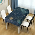 thumbnail image 3 of Yayeee Tablecloths for Rectangular Tables 54 x 72 inch Party Table Cover, Dark Star Map, 3 of 6