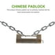 thumbnail image 2 of Pad Lock Wooden Box Lock Retro Padlock Chinese Style Padlock Engraved Antique Lock, 2 of 3